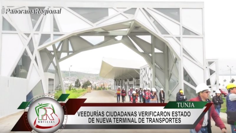 Veedurías ciudadanas verificaron estado de nueva Terminal de Transportes de Tunja
