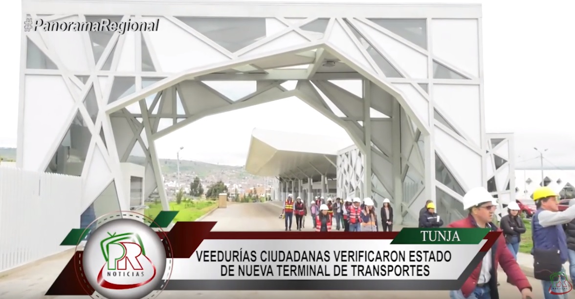 Veedurías ciudadanas verificaron estado de nueva Terminal de Transportes de Tunja