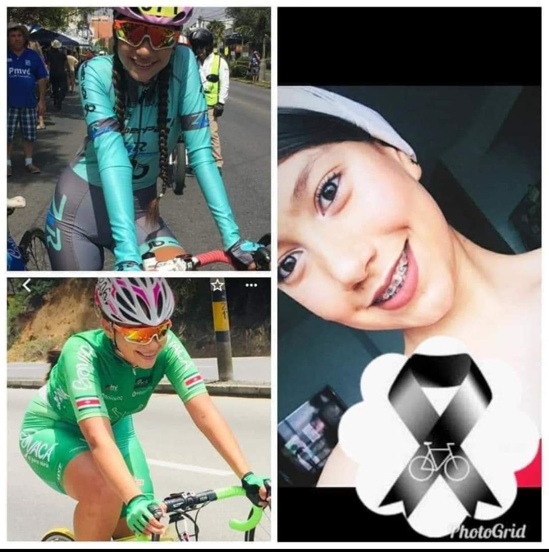 Ciclista Danna Méndez perdió la vida al ser atropellada por un camión.