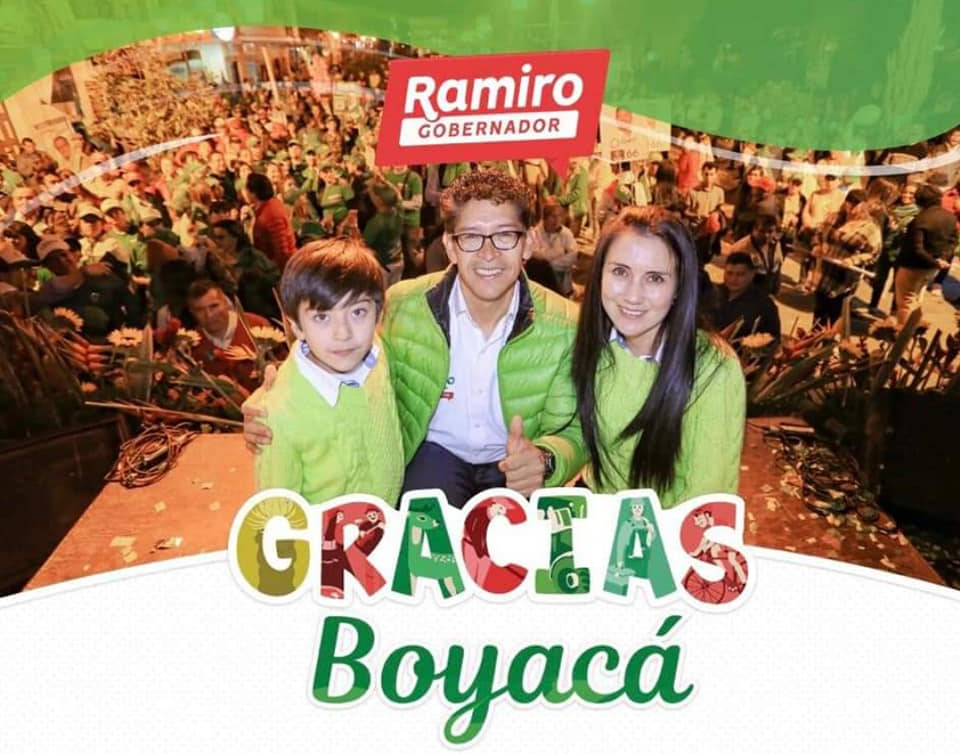 Ramiro Barragán Gobernador electo de Boyacá