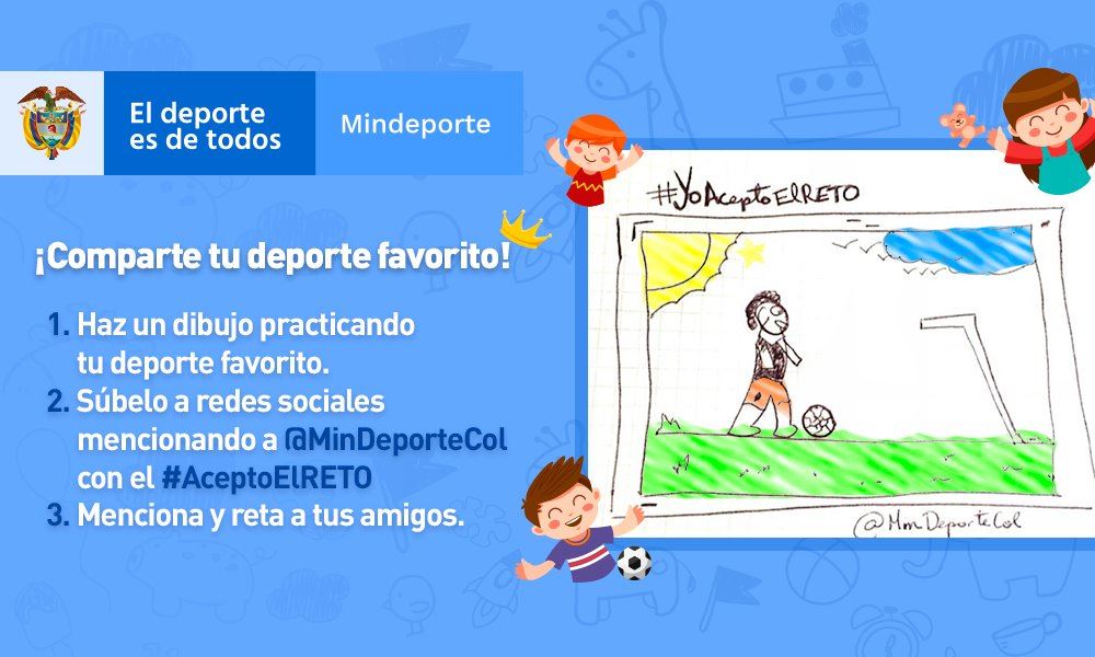 Haz un dibujo de tu deporte favorito