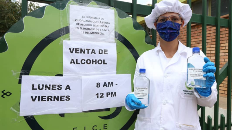 Nueva Licorera de Boyacá continúa con la venta de alcohol etílico
