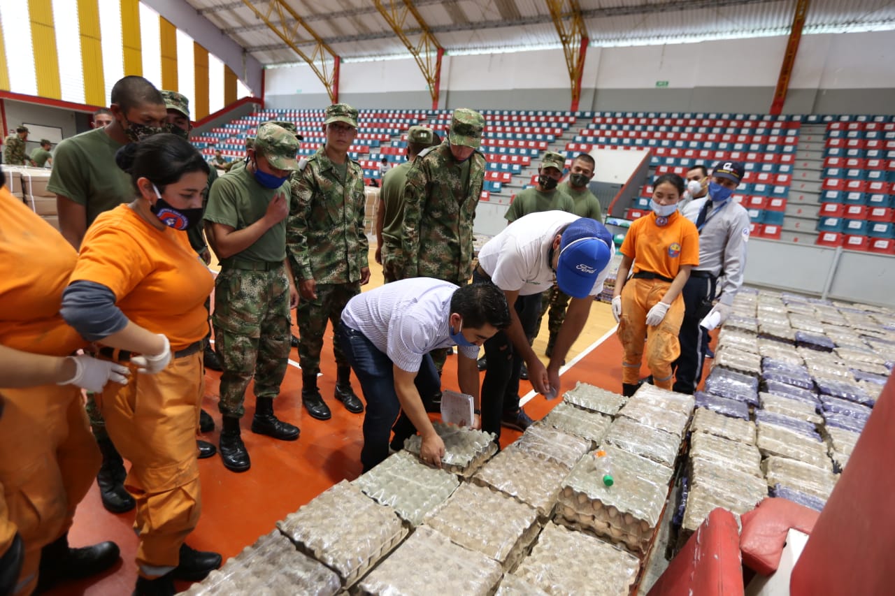 Continúa entrega de ayudas humanitarias a familias necesitadas en los municipios boyacenses