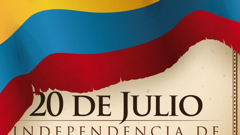 Hoy 20 de julio se celebra el 210º aniversario de la firma del Acta de independencia de Colombia.