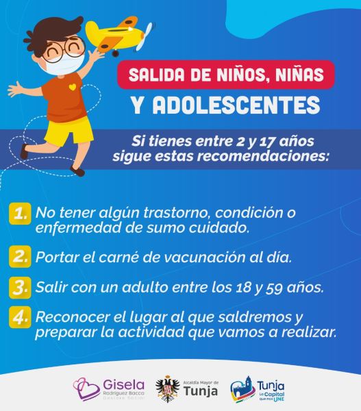 Actividad Física para niños, niñas y adolescentes de Tunja