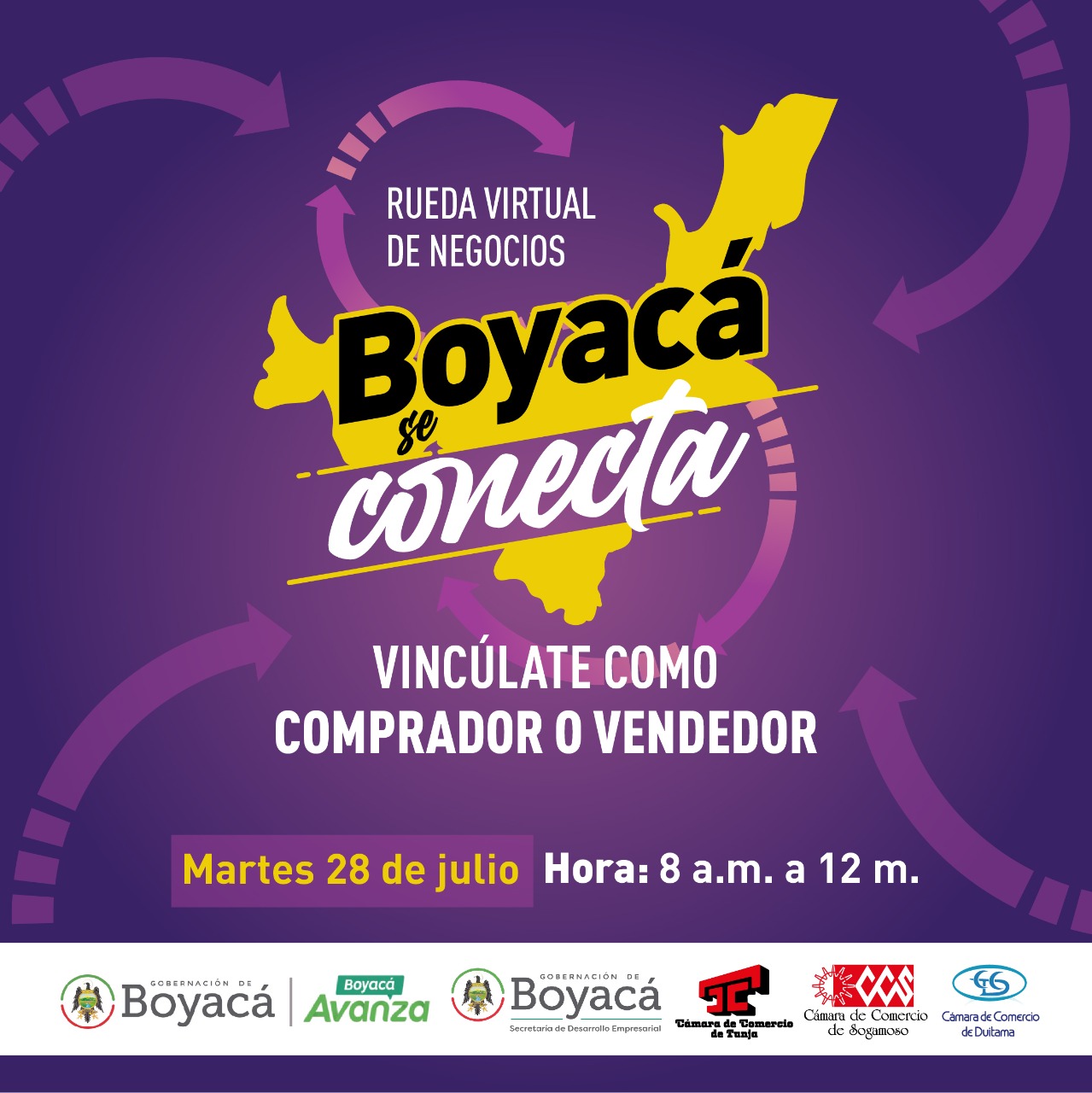 Empresarios Boyacenses buscan mercados para sus productos en rueda virtual de negocios