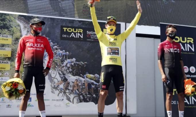 Egan y Nairo terminan en podio del Tour de I’Ain, que gana Roglic