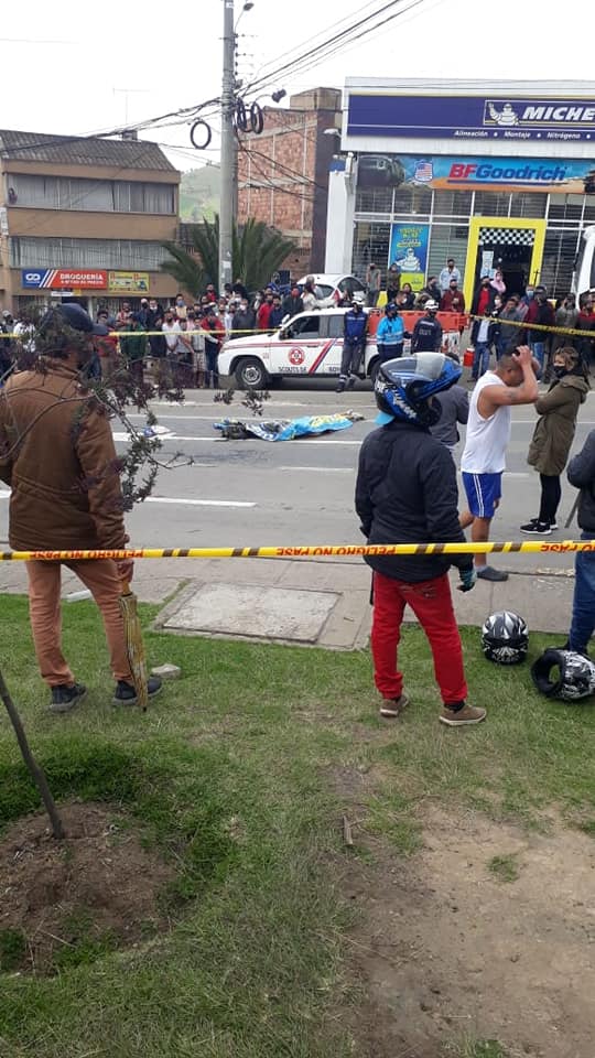 Accidente sector los Hongos en Tunja, cobra la vida de un joven