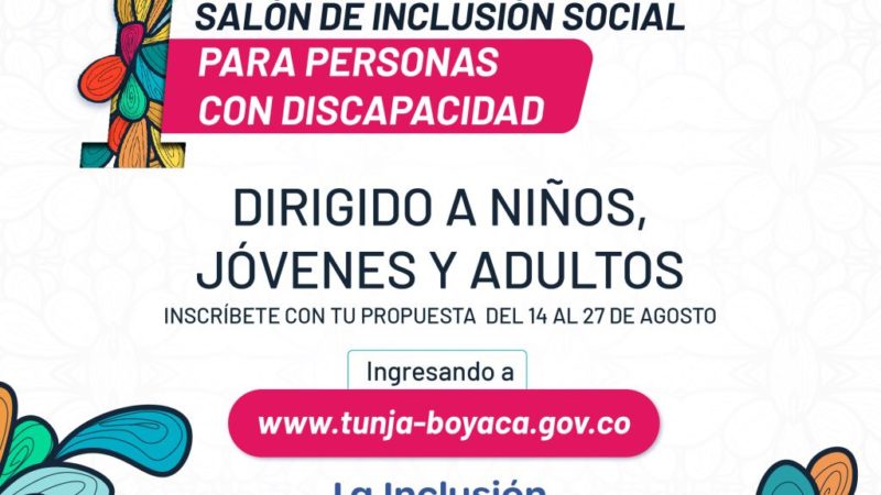 Primer salón de inclusión social para personas con discapacidad 2020