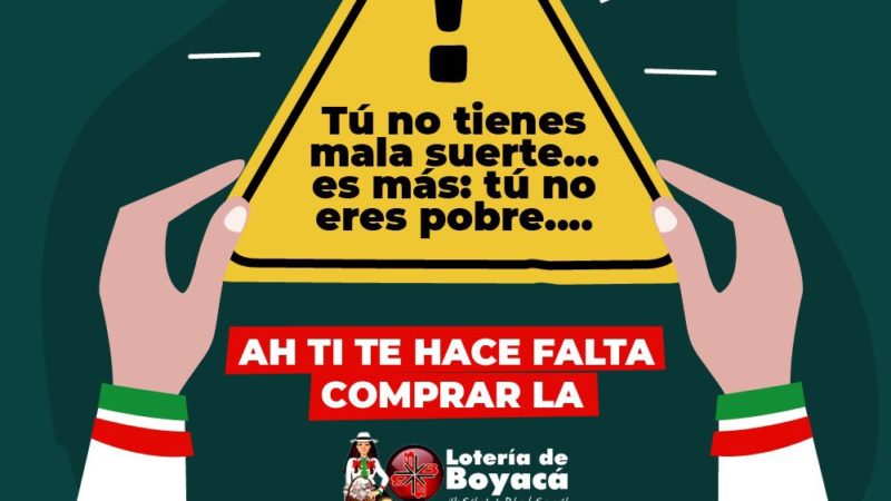 Este sábado 15 de agosto es el sorteo N° 4324 de la lotería de Boyacá