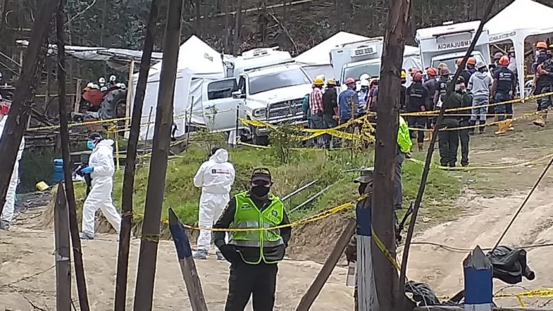 Gobierno Departamental se solidariza con familias de mineros que fallecieron