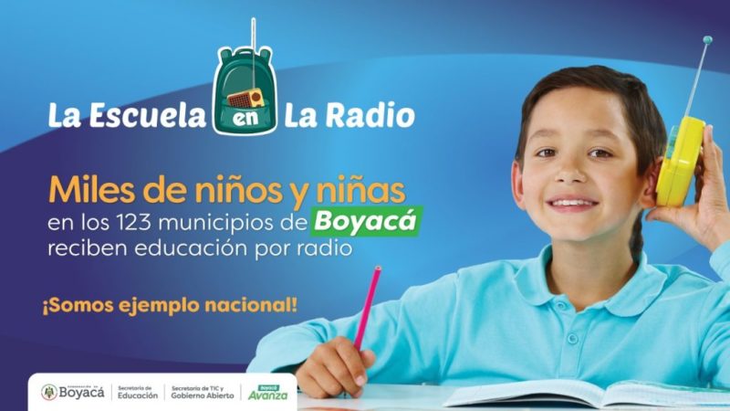 La escuela en la radio’, un proyecto de Boyacá que hoy es ejemplo nacional
