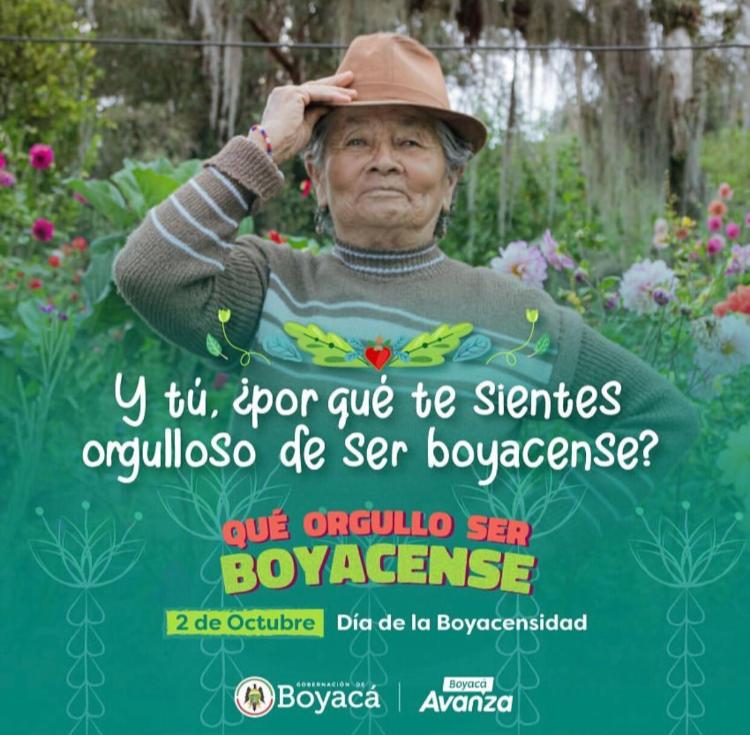 2 de octubre, Día de la Boyacensidad, invitados a decir: ¡Qué orgullo ser Boyacense!