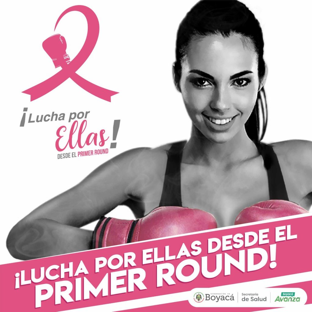 ‘Lucha por ellas desde el primer round’, mensaje del Día internacional de la lucha contra el cáncer de mama