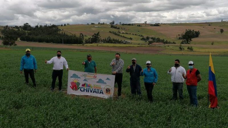 En Chivatá sigue avanzando el programa ‘Boyacá nos Alimenta’