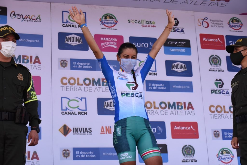 Lorena Colmenares se mantuvo segunda en la general de la Vuelta a Colombia Femenina