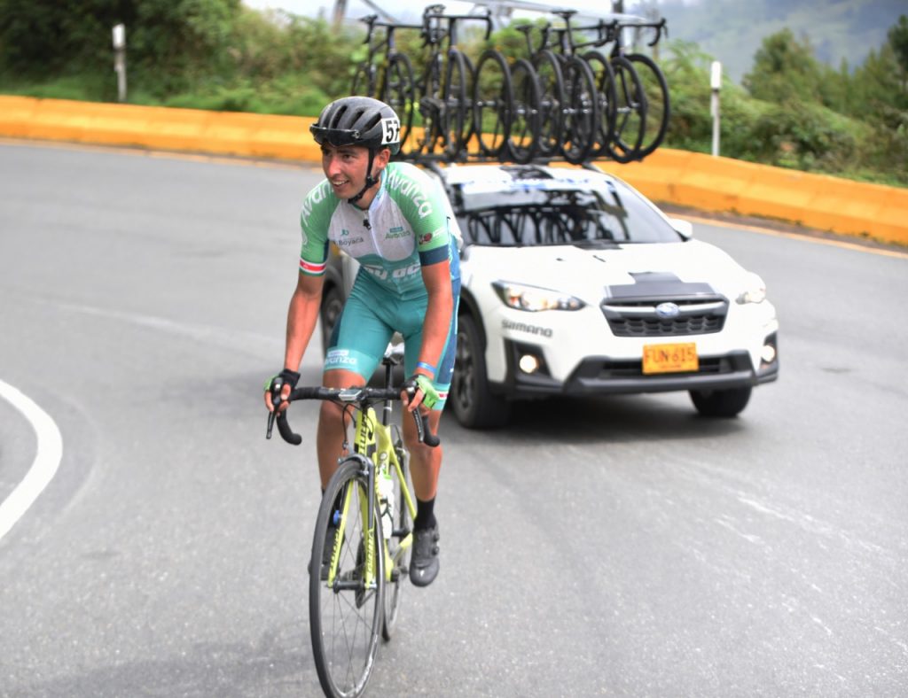 Róbinson Ortega en el Top 20 de la Vuelta a Colombia