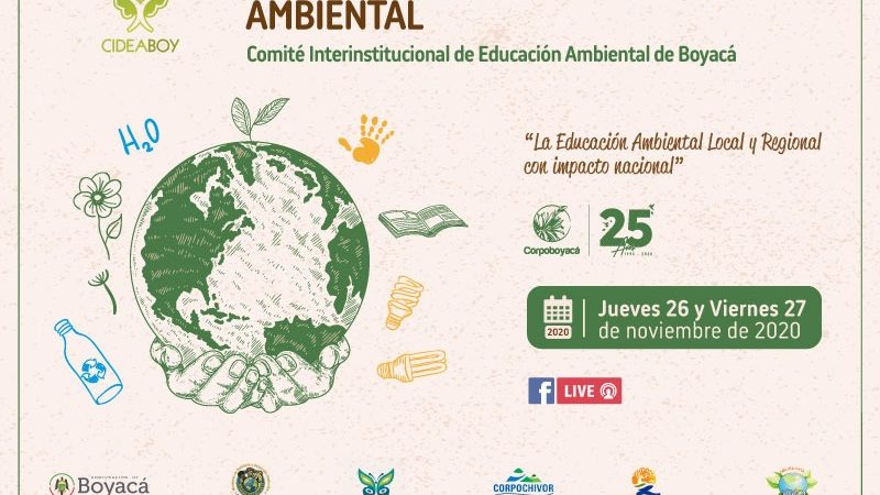 Gobernación de Boyacá, Corpoboyacá y Secretaría de Educación invitan al VII Foro Regional de Educación Ambiental
