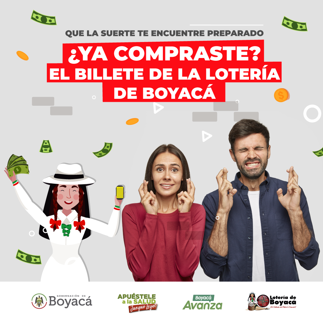 La lotería de Boyacá lleva alegría y millones en premios a los Boyacenses