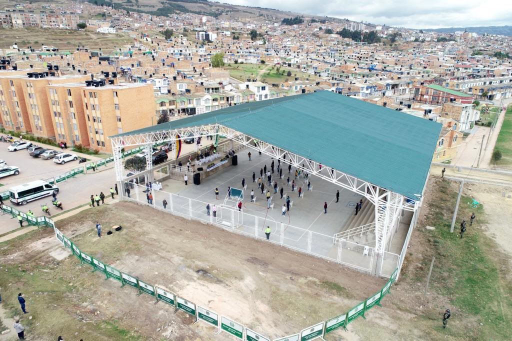 En Tunja se inaugura obra que beneficia a más de 9 mil personas