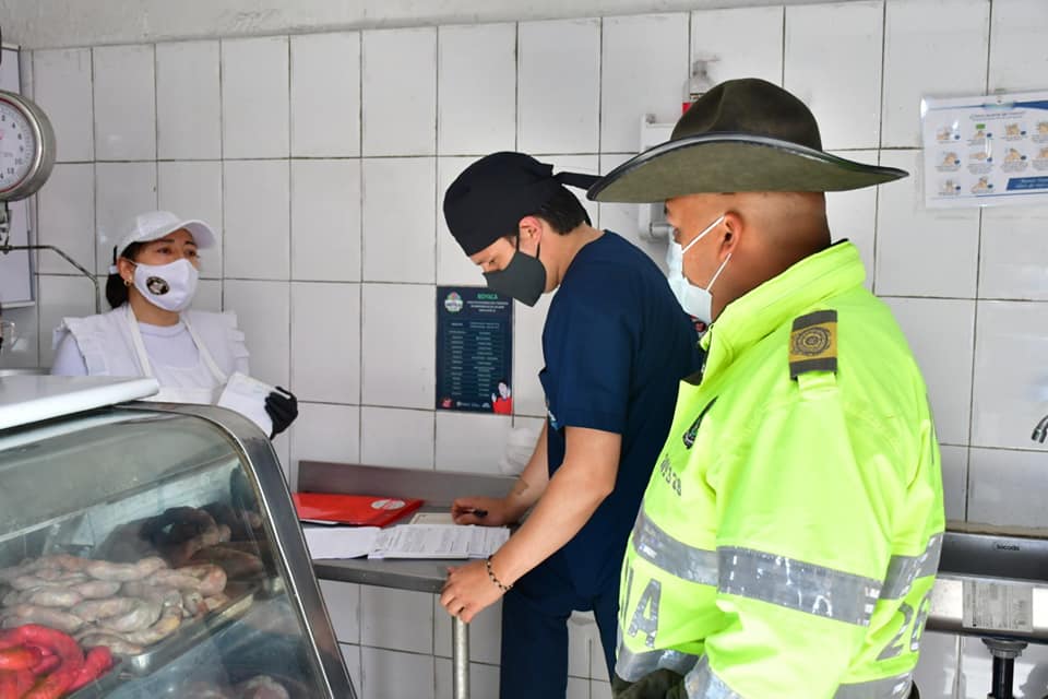 Inspección, Vigilancia y Control a expendios de carne en Tunja