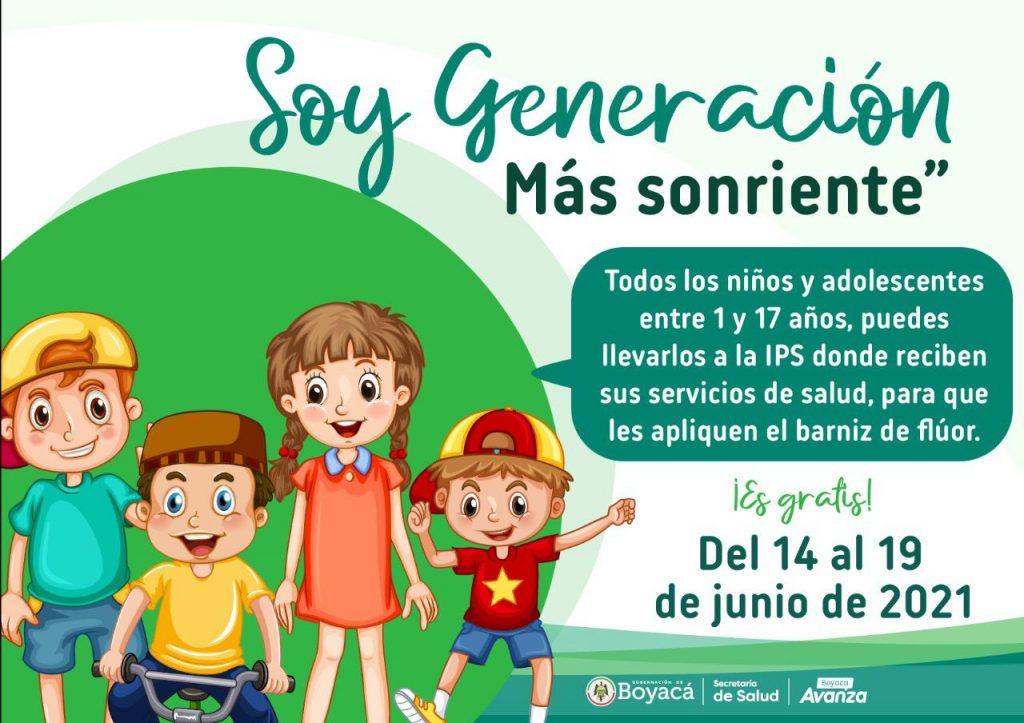 Inicia Semana de intensificación de la estrategia ‘Soy Generación Más Sonriente’ en Boyacá