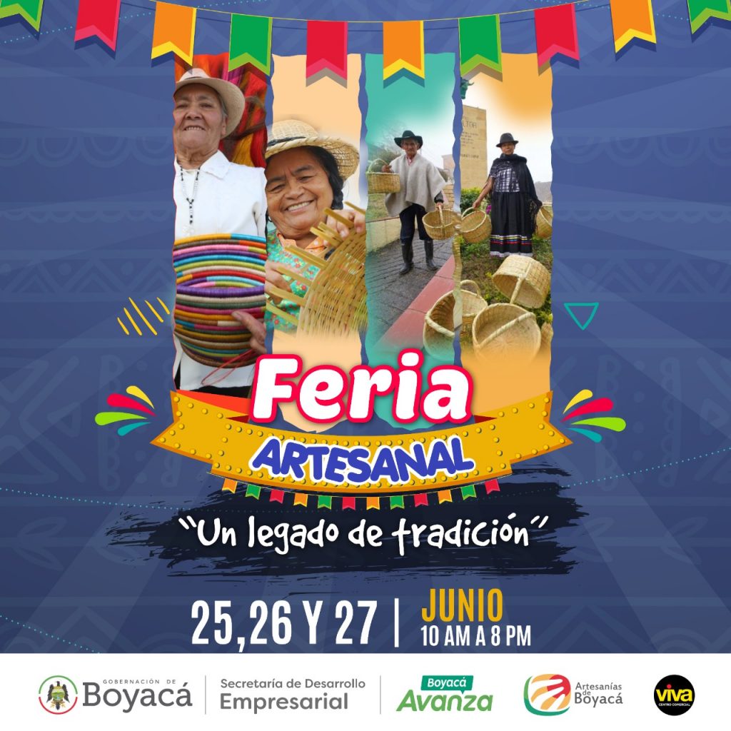 ¡La feria artesanal “Un Legado de Tradición” se toma el Centro Comercial Viva en Tunja!