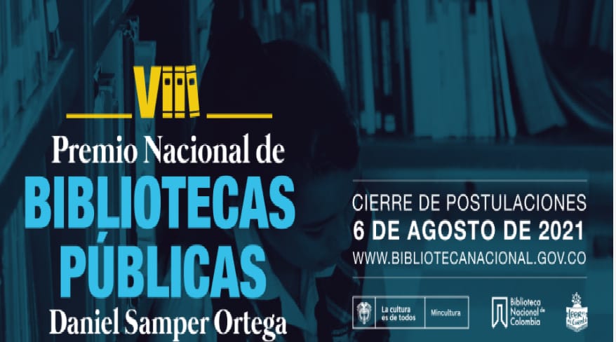 Abiertas postulaciones al Premio Nacional de Bibliotecas Públicas ‘Daniel Samper Ortega’