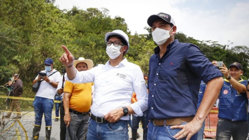 Gobernador de Boyacá suma esfuerzos para atender la emergencia ocasionada por el cierre de la vía Sogamoso – Aguazul