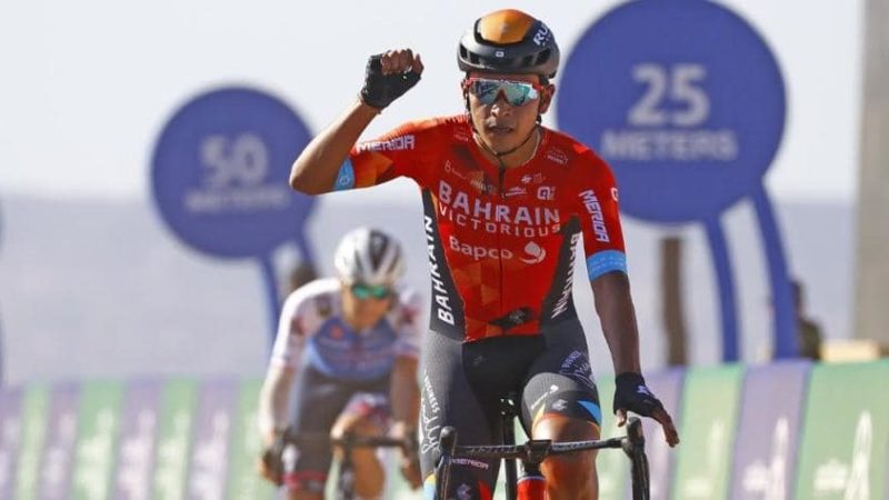 El pedalista colombiano Santiago Buitrago acaba de ganar etapa 17 del Giro de Italia.