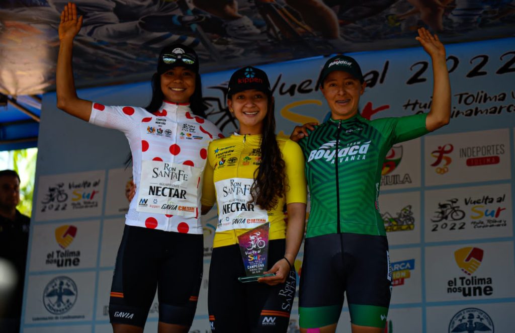 Carolina Córdoba, tercera en la general de la Vuelta al Sur