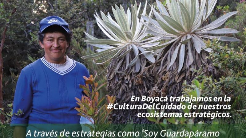 En Boyacá trabajamos en la #CulturaDelCuidado de nuestros ecosistemas estratégicos.