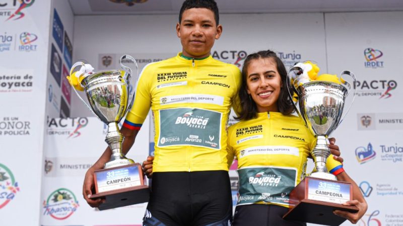 Johan Rubio y Juanita Salcedo se consagraron campeones de la Vuelta del Futuro