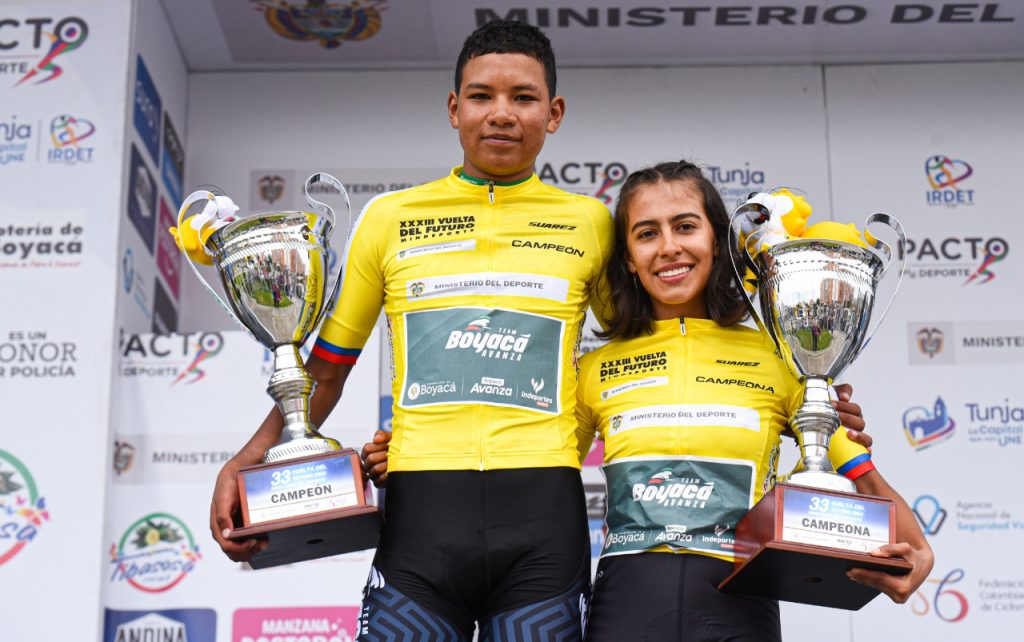 Johan Rubio y Juanita Salcedo se consagraron campeones de la Vuelta del Futuro