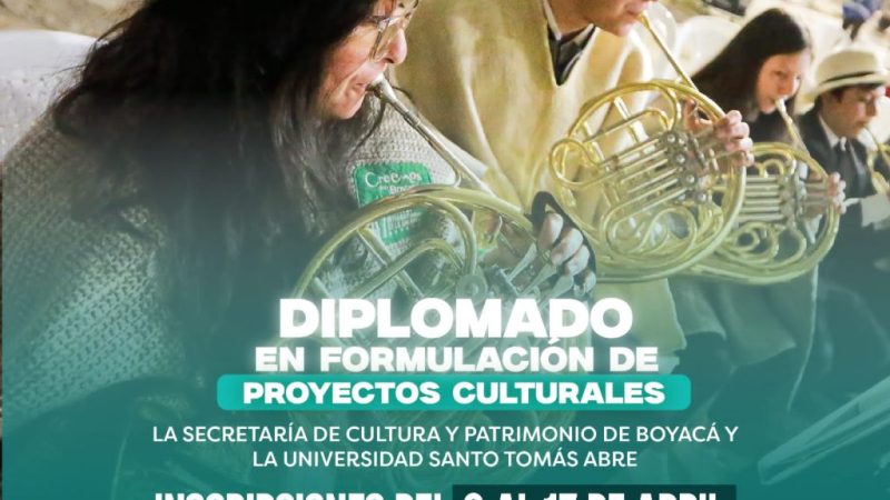 Secretaría de Cultura y Patrimonio ofrece Diplomado en Formulación de Proyectos Culturales