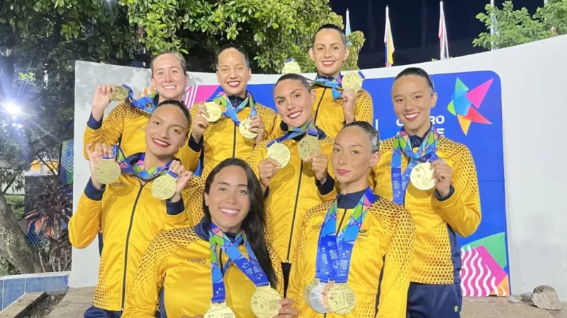 Oro para Colombia, en la jornada de natación artística