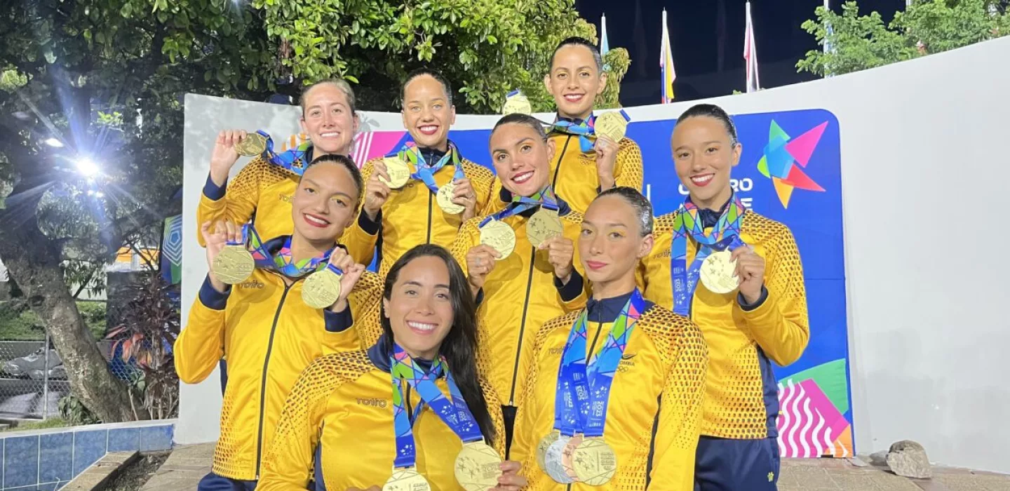 Oro para Colombia, en la jornada de natación artística