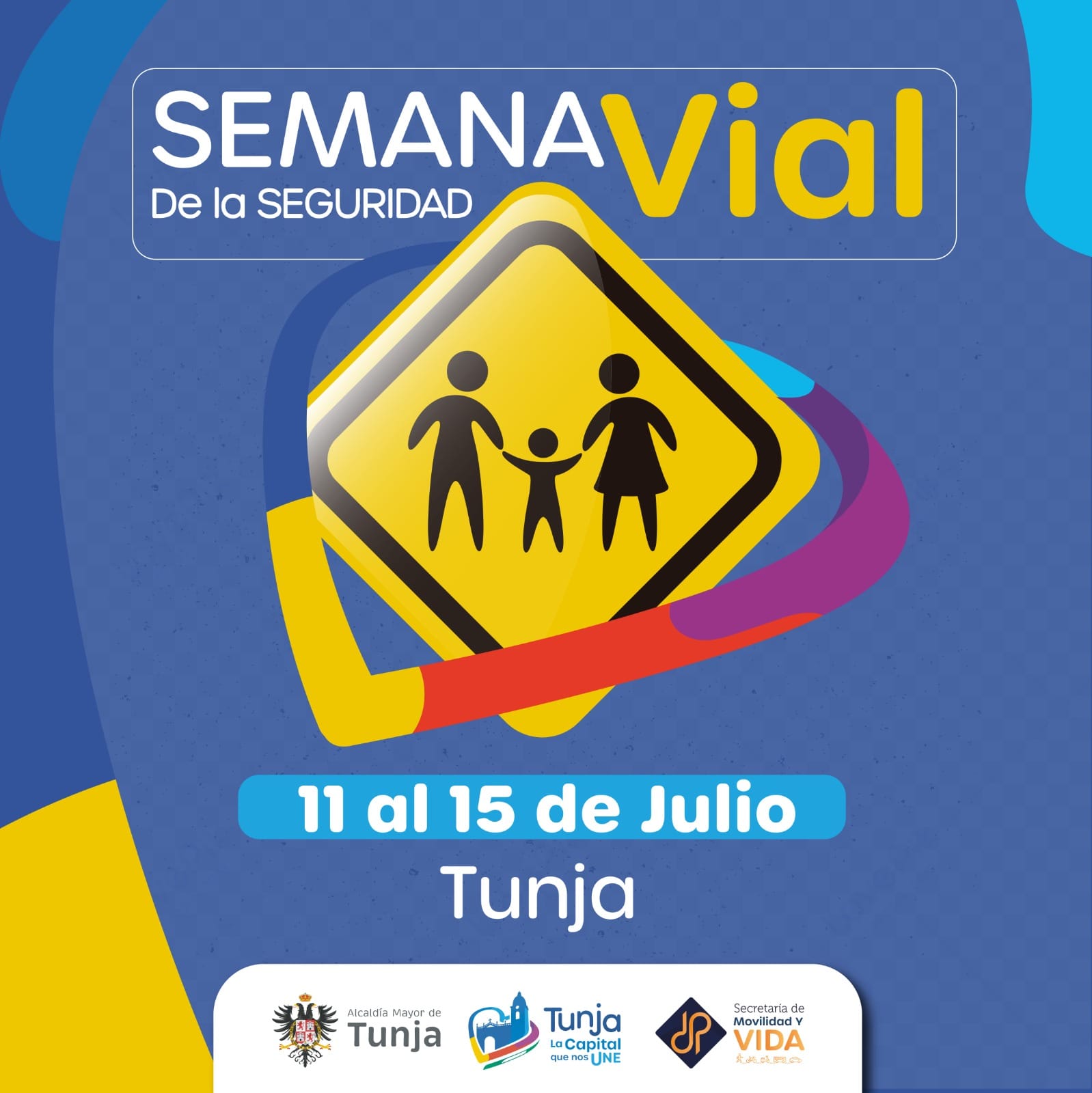 Del 11 al 15 de julio Tunja tendrá la Semana de la Seguridad Vial.