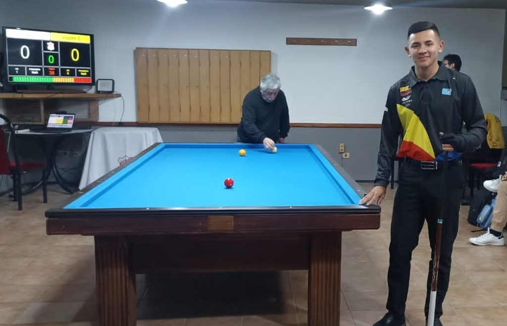 Representante de Boyacá se coronó campeón panamericano de billar a tres bandas juvenil en Argentina