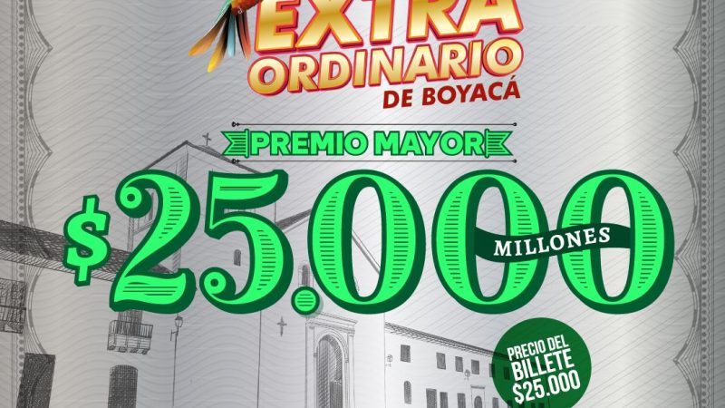 Lanzamiento del Sorteo Extraordinario de Boyacá con la Lotería Santander