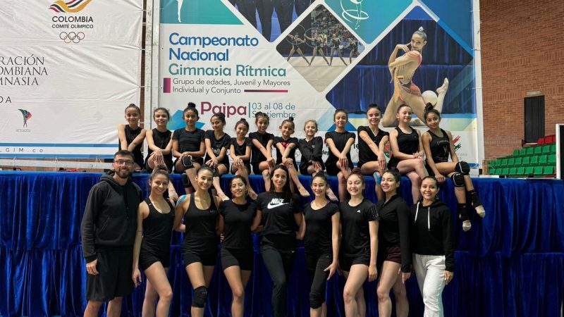 Las emociones del Campeonato Nacional de Gimnasia Rítmica se viven en Paipa