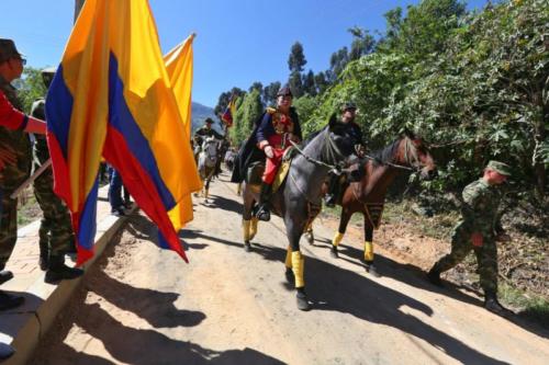 Socha 200 años después del paso del Libertador Simón Bolívar 